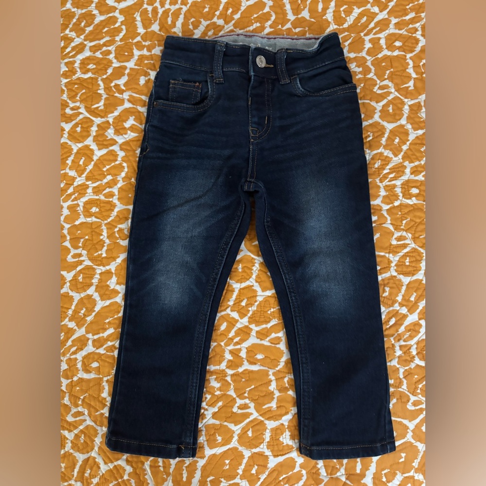 Kids Dark Blue Denim Jeans